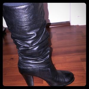 Knee High Leather Boots